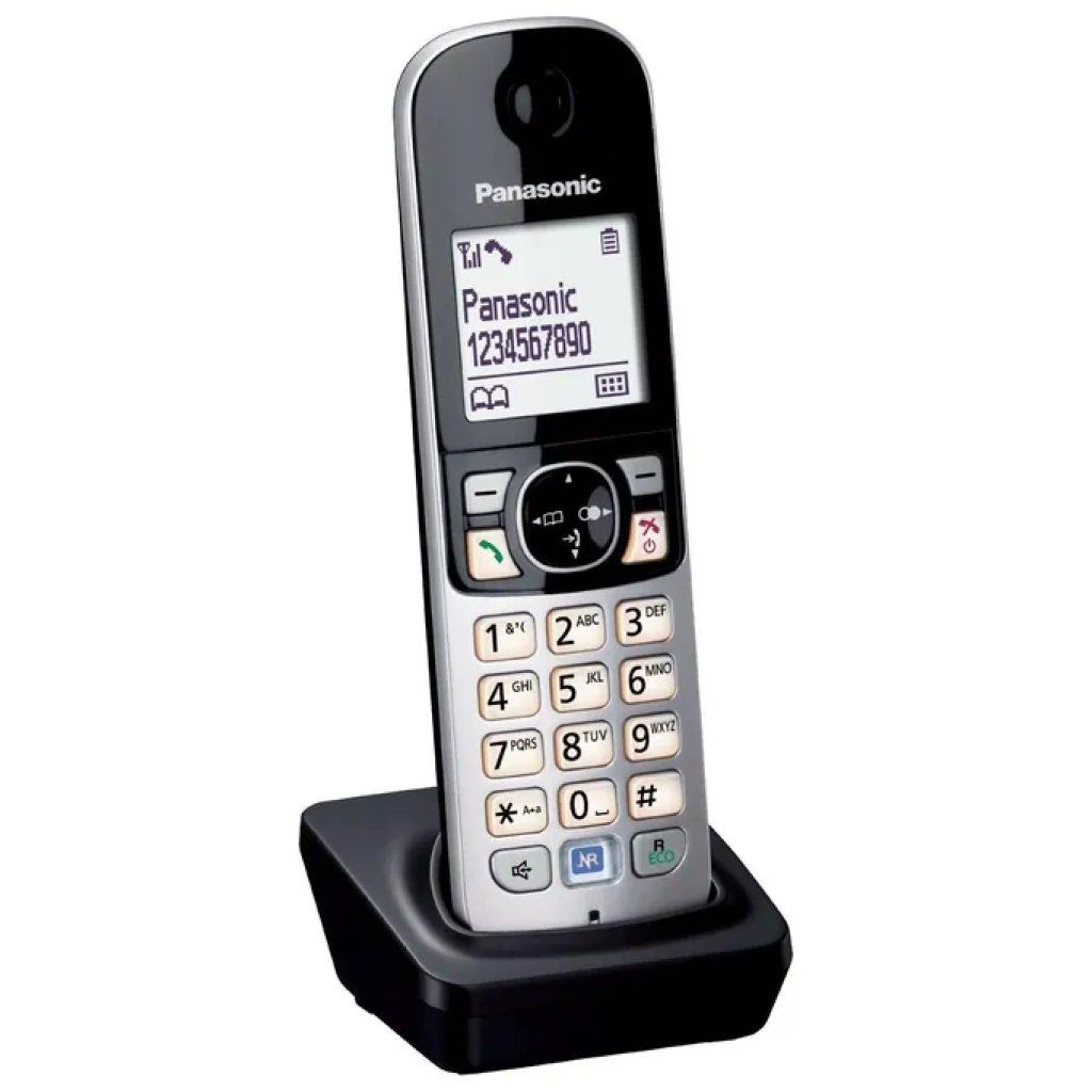 Panasonic KX-TGA685EXB Cornetta Cordless DECT Nera con Vivavoce