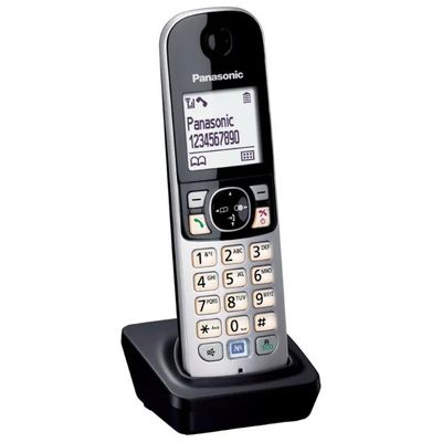 Panasonic KX-TGA685EXB Cornetta Cordless DECT Nera con Vivavoce