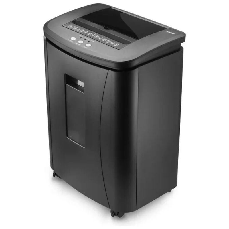 Hama Safe Auto M1200 Distruggidocumenti a Microtaglio P-5, 120 Fogli, Nero