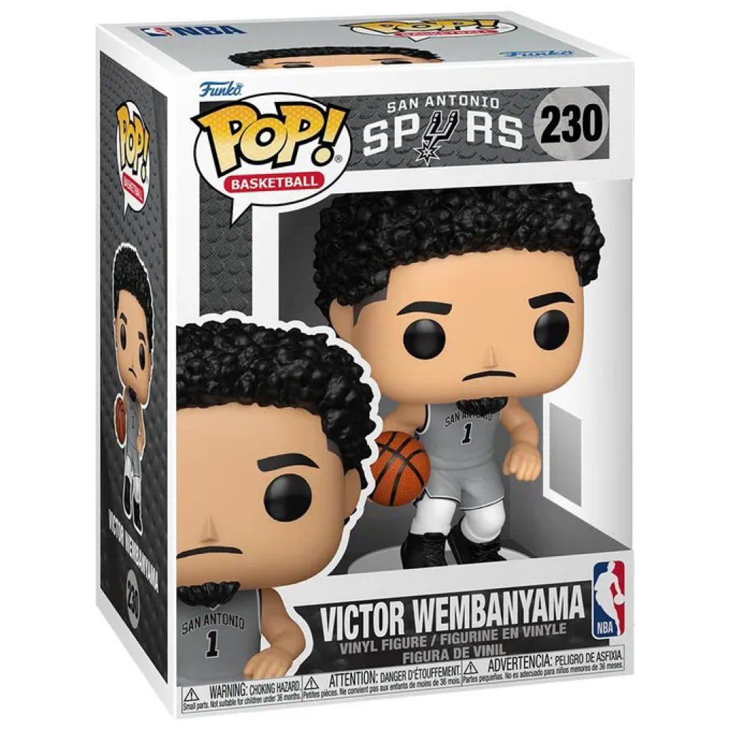 Funko Figura da Collezione NBA Victor Wembanyama San Antonio Spurs Statement Edition Vinile Funko Figura da Collezione NBA Victor Wembanyama San Antonio Spurs Statement Edition Vinile