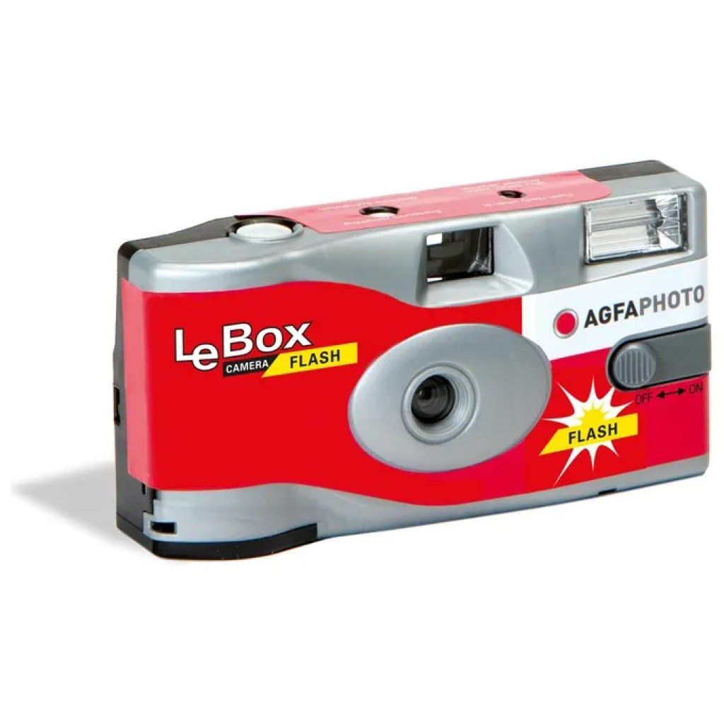 AgfaPhoto LeBox Flash Fotocamera Usa e Getta 35mm ISO 400, 27 Scatti
