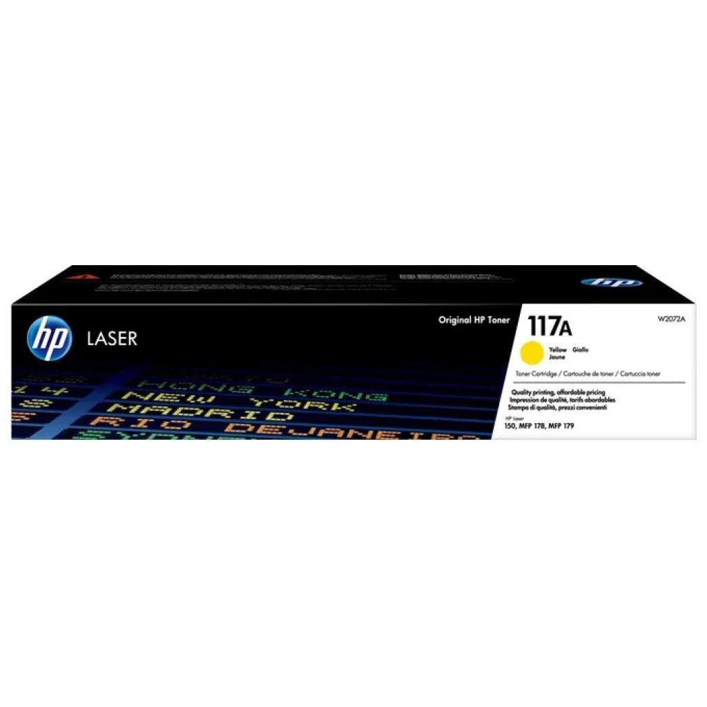 HP 117A W2072A Toner Originale Giallo – 700 pagine
