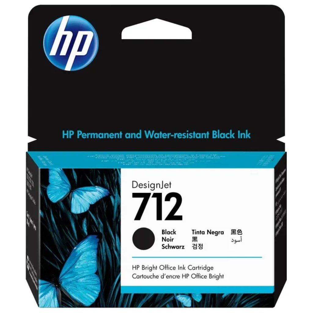 HP Cartuccia originale HP 712 nera 38 ml – 3ED70A