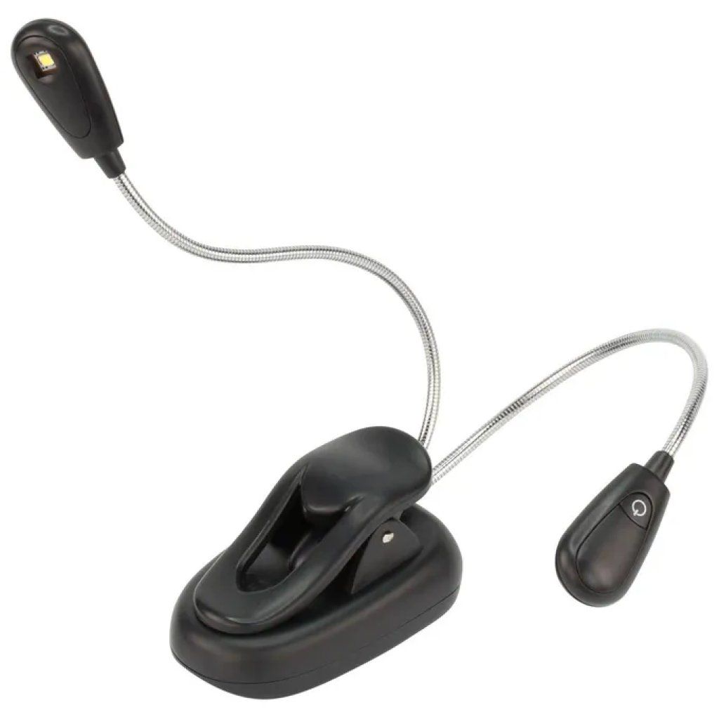 Ansmann Twinflex – Lampada LED da lettura nera