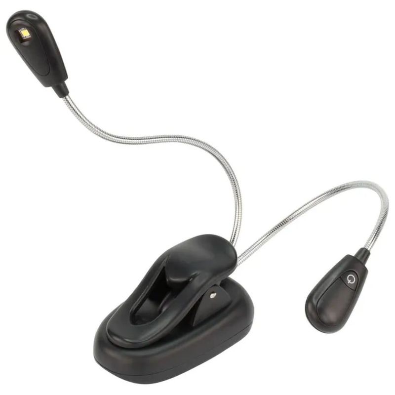 Ansmann Twinflex – Lampada LED da lettura nera
