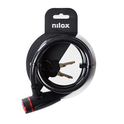 Nilox NXPLCABLEL Lucchetto con Cavo per Bici ed E-Bike