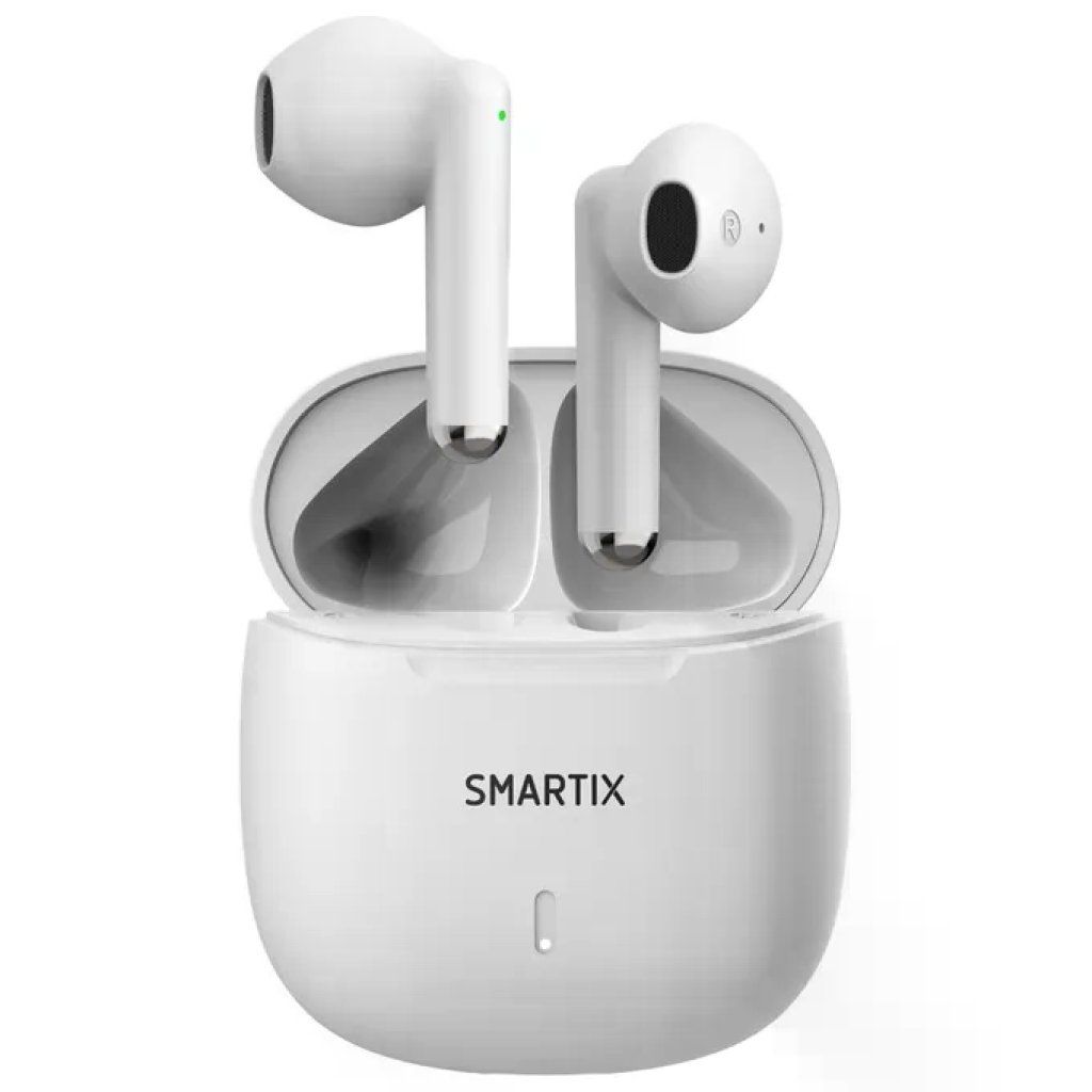 Atlantis Land Smartix FI9 Auricolari TWS Bluetooth 5.3 Bianchi