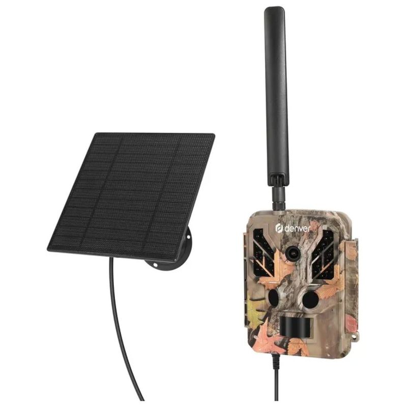 Denver WSL-8050 Fototrappola 4K con 4G LTE e pannello solare