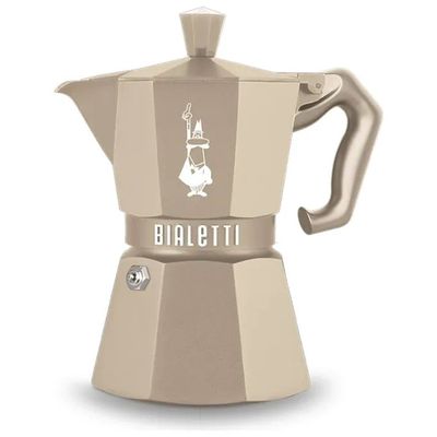 Bialetti Moka Exclusive Induction 3 Tazze – Desert Sand Bialetti Moka Exclusive Induction 3 Tazze – Desert Sand