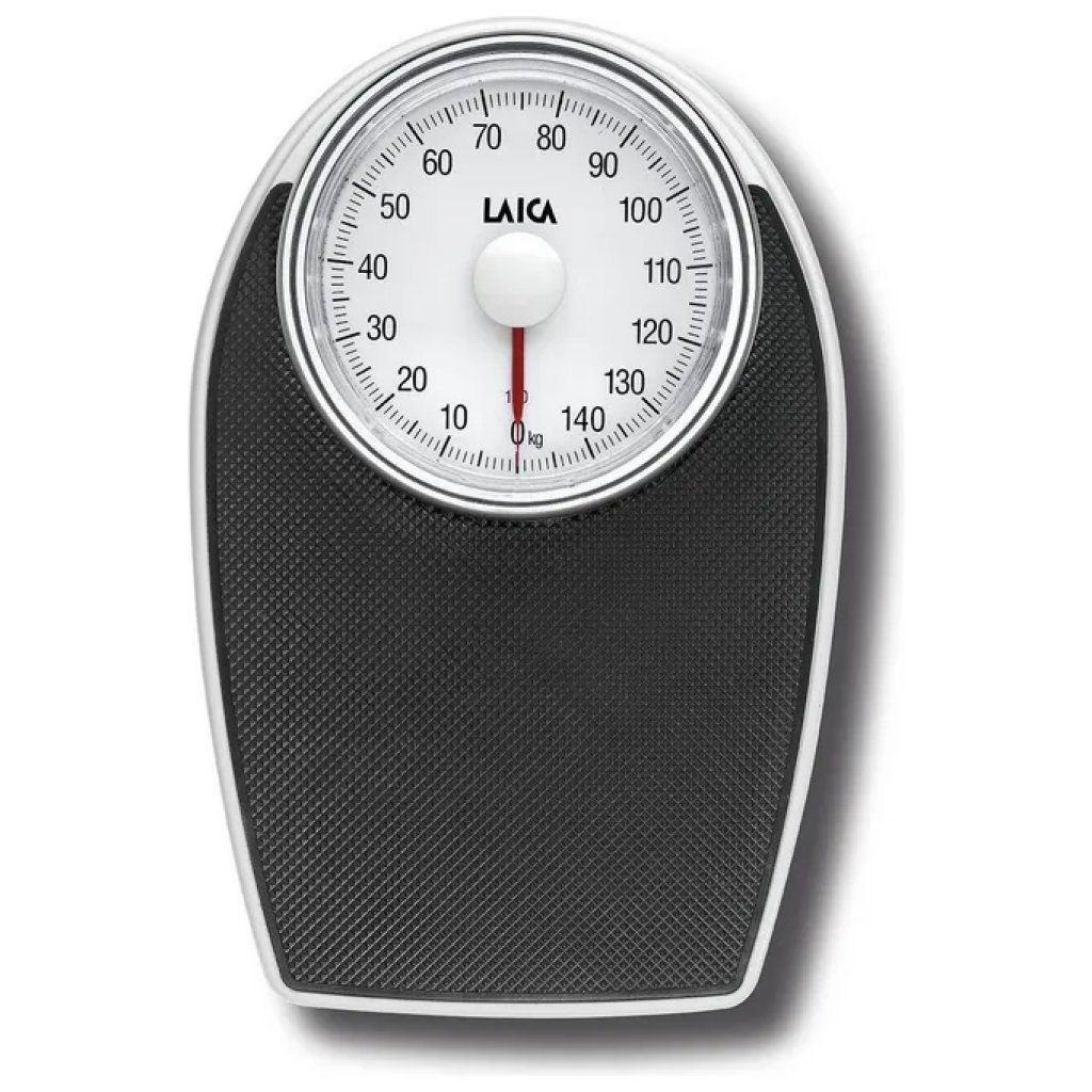 LAICA PS2024 Bilancia Pesapersone Meccanica Analogica, Fino a 150 kg, Bianco e Nero LAICA PS2024 Bilancia Pesapersone Meccanica Analogica, Fino a 150 kg, Bianco e Nero