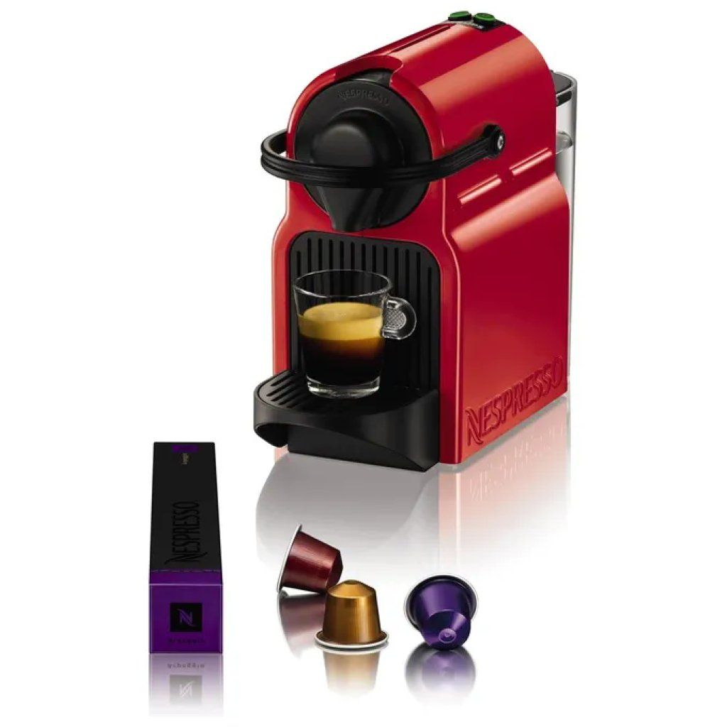 Krups Inissia XN1001 Macchina da Caffè Nespresso, 19 bar, 0,7 L, Bianco e Rosso Krups Inissia XN1001 Macchina da Caffè Nespresso, 19 bar, 0,7 L, Bianco e Rosso