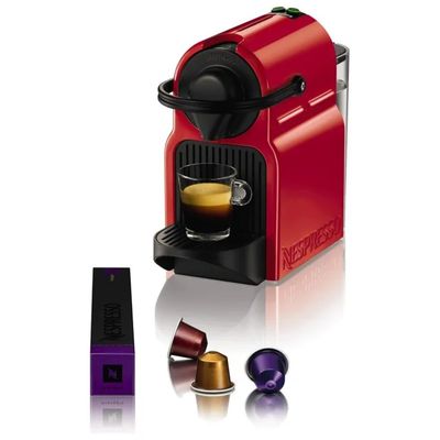 Krups Inissia XN1001 Macchina da Caffè Nespresso, 19 bar, 0,7 L, Bianco e Rosso