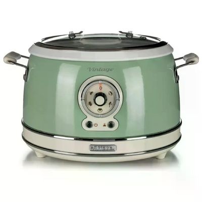 Ariete Vintage Cuociriso e Slow Cooker 650 W, 3 L, Verde Ariete Vintage Cuociriso e Slow Cooker 650 W, 3 L, Verde