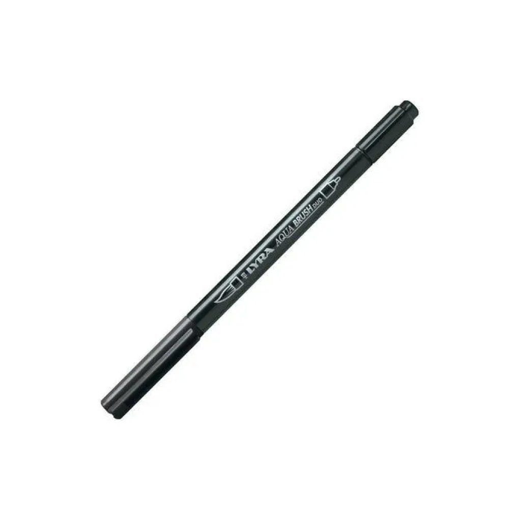 LYRA Aqua Brush Duo Nero, set da 10 pennarelli a doppia punta
