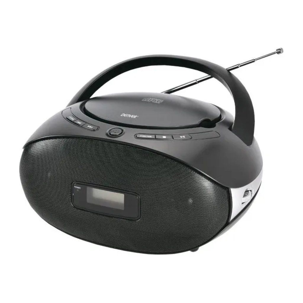 Denver TC-29 Boombox Portatile con Lettore CD e Radio FM