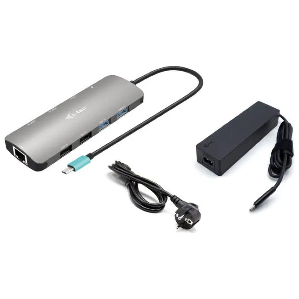 I-TEC Docking Station USB-C Nano Dual Display, Power Delivery 100W