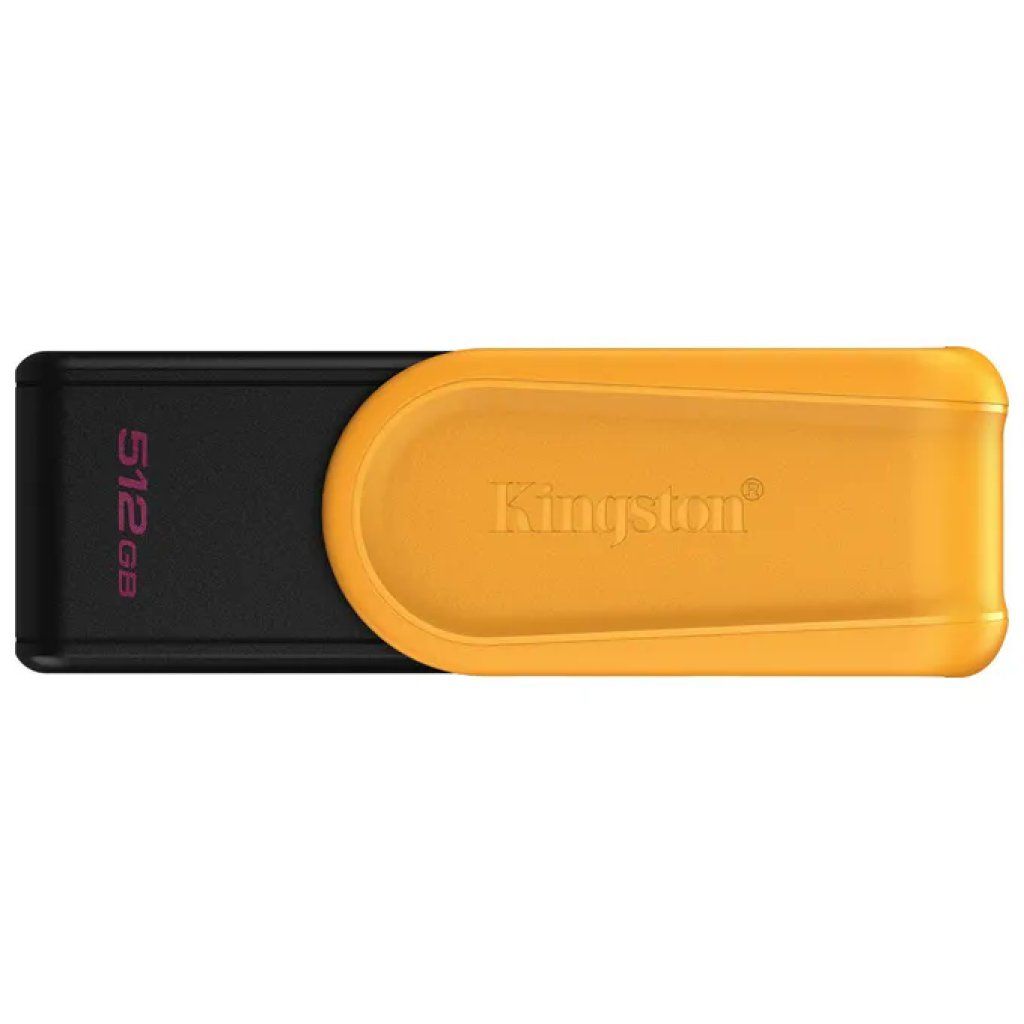 Kingston DataTraveler Exodia S 512GB, chiavetta USB 3.2 girevole nero-gialla