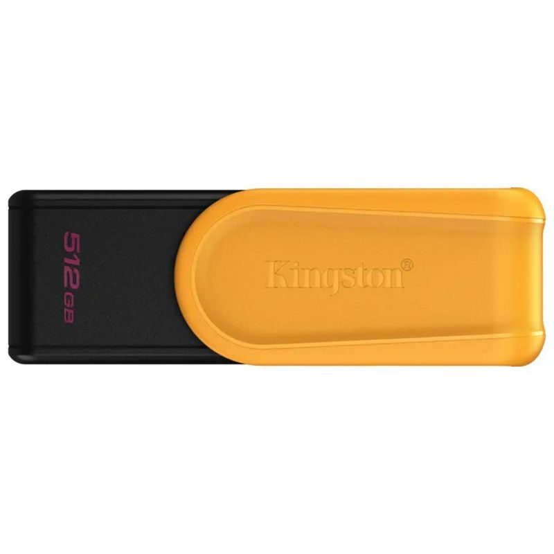 Kingston DataTraveler Exodia S 512GB, chiavetta USB 3.2 girevole nero-gialla