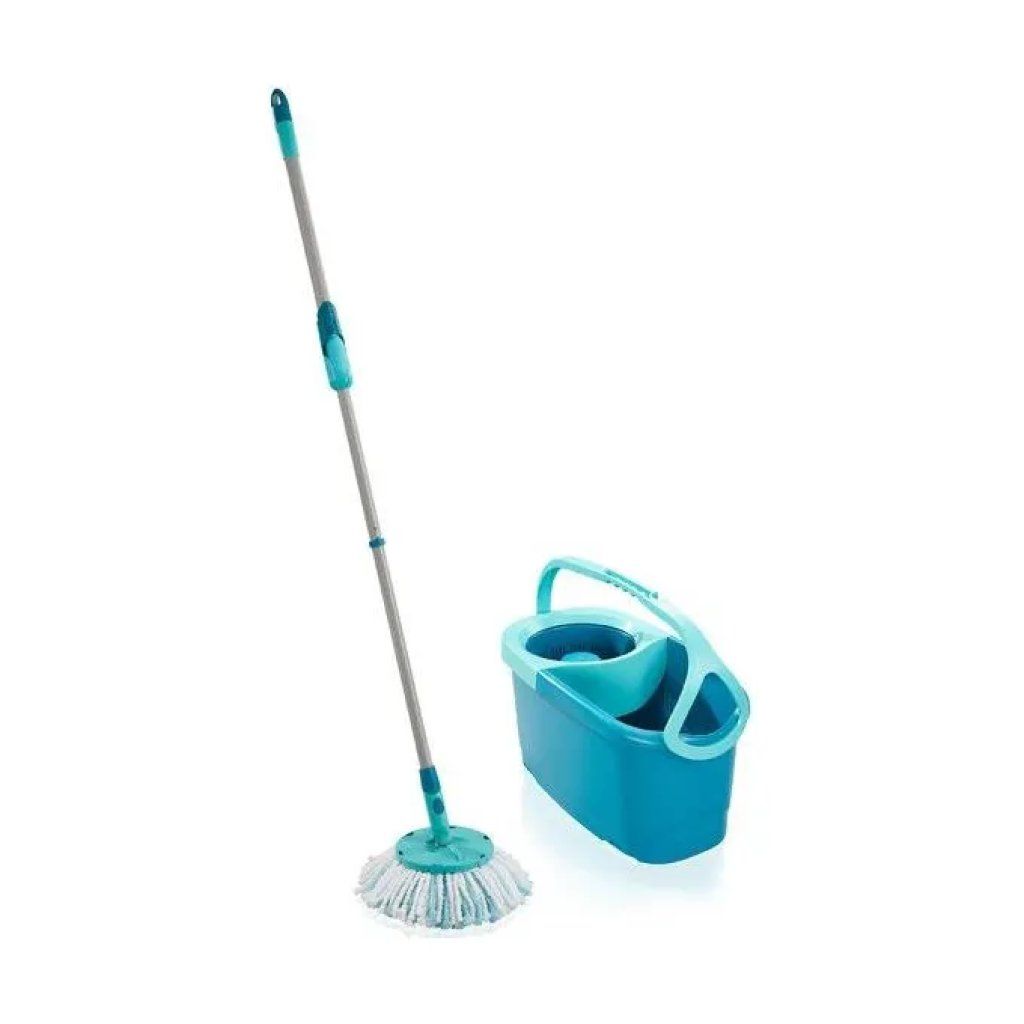 Leifheit Clean Twist Disc Mop Ergo con Secchio da 6 L Leifheit Clean Twist Disc Mop Ergo con Secchio da 6 L