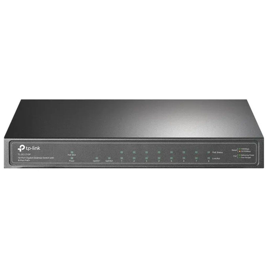 TP-Link TL-SG1210P Switch Gigabit PoE+ a 10 porte