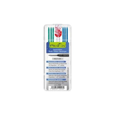 PICA MARKER Pica-Marker 4040 Pica-Dry – Set 8 Mine Speciali Bianche, Blu e Verdi