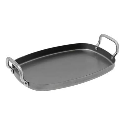De Buyer Mineral B Plancha in acciaio 38 x 26 cm