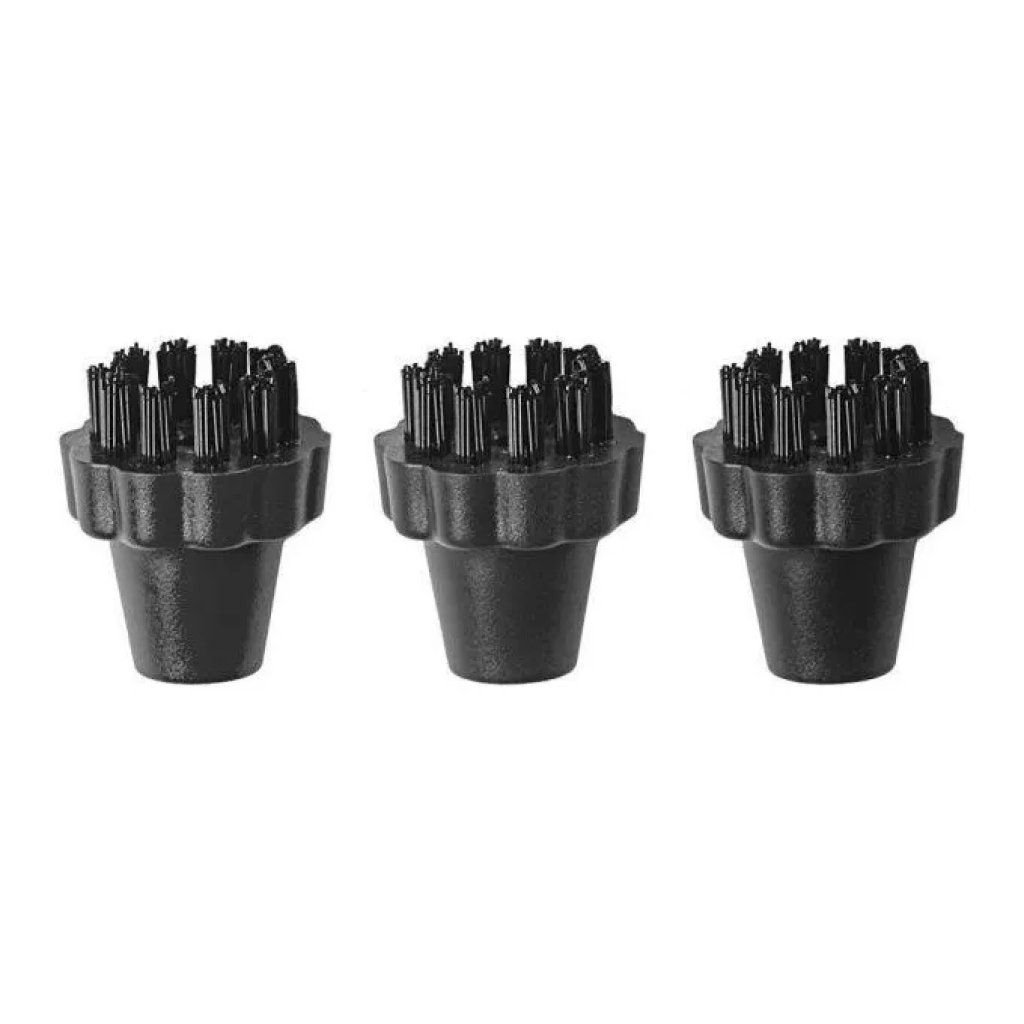 Polti PAEU0250 Kit 3 Spazzolini in Nylon per Vaporetto