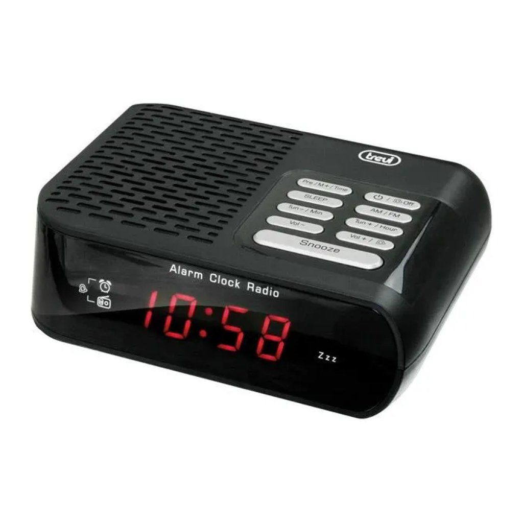 Trevi RC 827 D Radiosveglia Digitale AM/FM PLL Nera Trevi RC 827 D Radiosveglia Digitale AM/FM PLL Nera