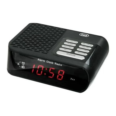 Trevi RC 827 D Radiosveglia Digitale AM/FM PLL Nera