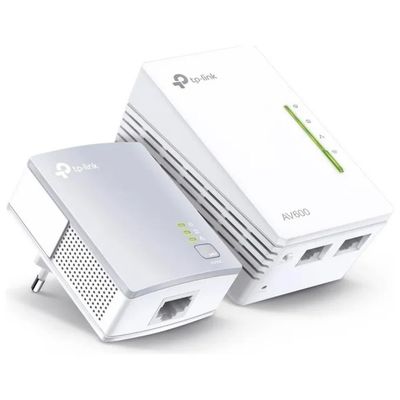 TP-Link TL-WPA4221 KIT Powerline Wi-Fi AV600 600 Mbit-s 300 m 3 porte LAN Fast Ethernet colore Bianco