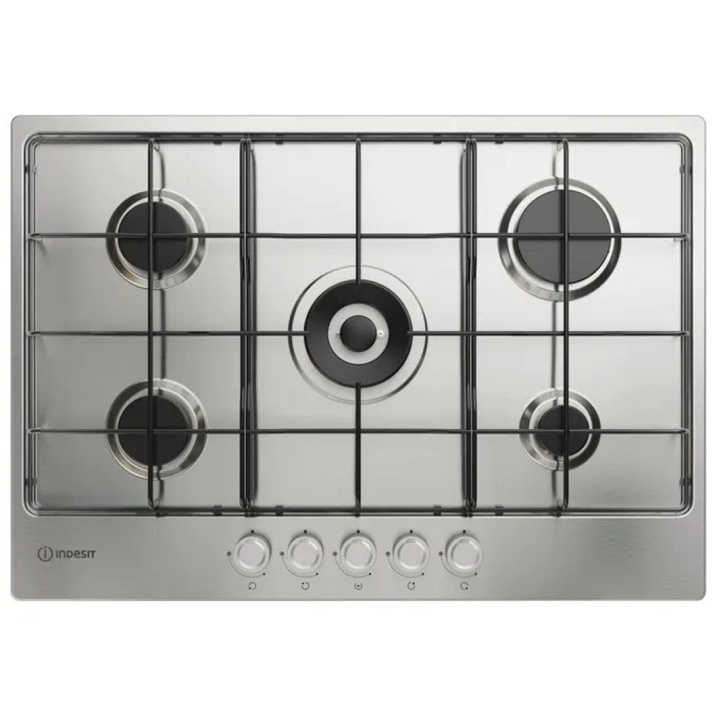 Indesit THP 752 Piano Cottura a Gas Inox 75cm 5 Fuochi