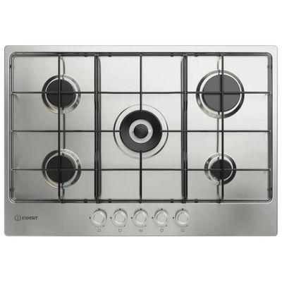 Indesit THP 752 Piano Cottura a Gas Inox 75cm 5 Fuochi