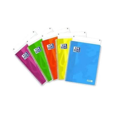 Oxford Favorit ON: confezione da 5 quaderni maxi A4 a quadretti