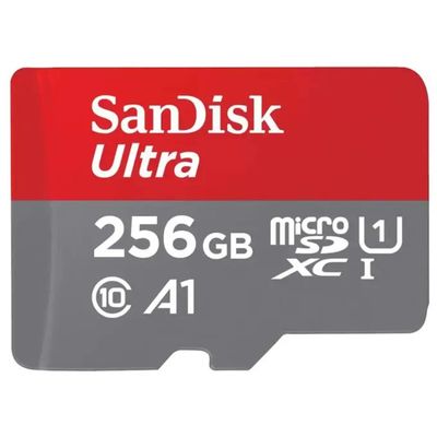 SanDisk Ultra microSDXC 256 GB U1 A1 con adattatore SD