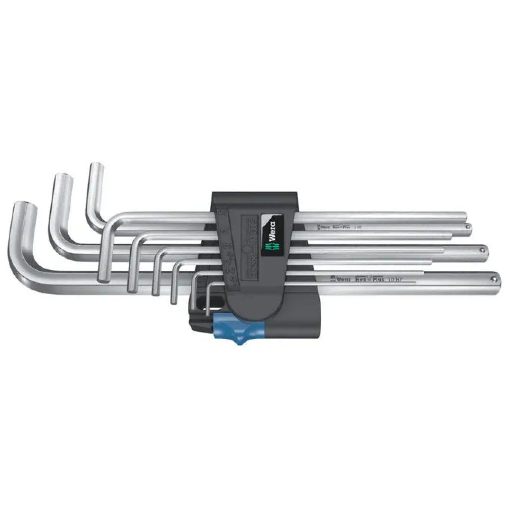 Wera 950L-9 Hex-Plus HF 1 – Set di 9 chiavi a brugola metriche Wera 950L-9 Hex-Plus HF 1 – Set di 9 chiavi a brugola metriche