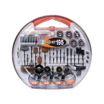PG Mini Kit Universale di Accessori per Utensili, 195 Pezzi PG Mini Kit Universale di Accessori per Utensili, 195 Pezzi