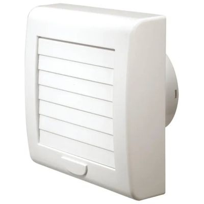La Ventilazione AA12G – Aspiratore elicoidale con serranda automatica, 150 m³/h, 20 W, IPX4, bianco