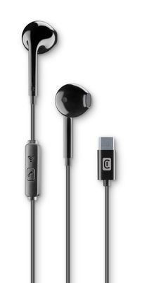 Cellular Line Capsule Auricolari USB-C con Microfono Neri Cellular Line Capsule Auricolari USB-C con Microfono Neri