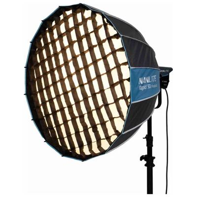 Nanlite Rapid 90 Softbox Parabolico Bowens Nero
