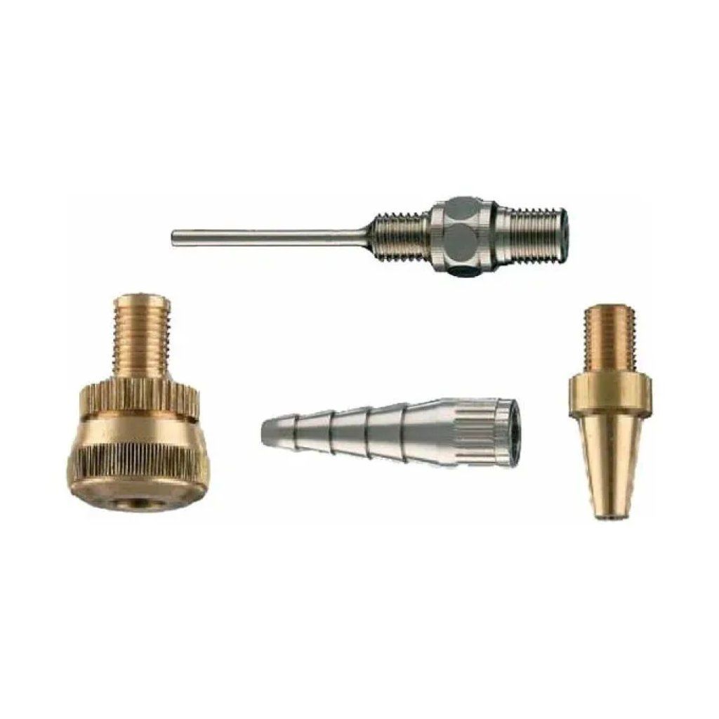 ANI GR-4 Kit 4 Ugelli Multiuso in Ottone per Gonfiaggio