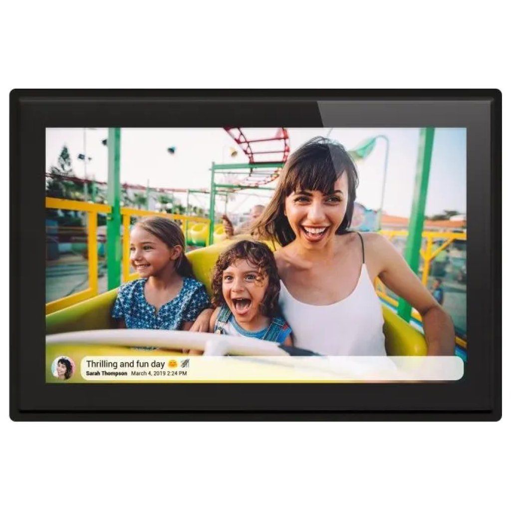 Braun DigiFrame 1019 WiFi – Cornice digitale 10,1" touch, 16 GB, nera