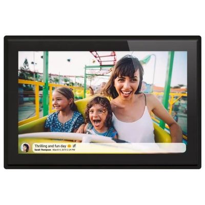 Braun DigiFrame 1019 WiFi – Cornice digitale 10,1" touch, 16 GB, nera
