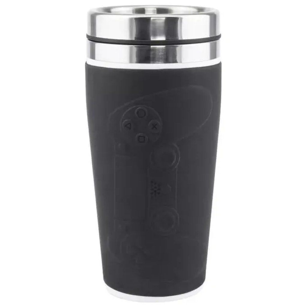 Paladone PlayStation Controller – Tazza da viaggio 415 ml in acciaio inox Paladone PlayStation Controller – Tazza da viaggio 415 ml in acciaio inox