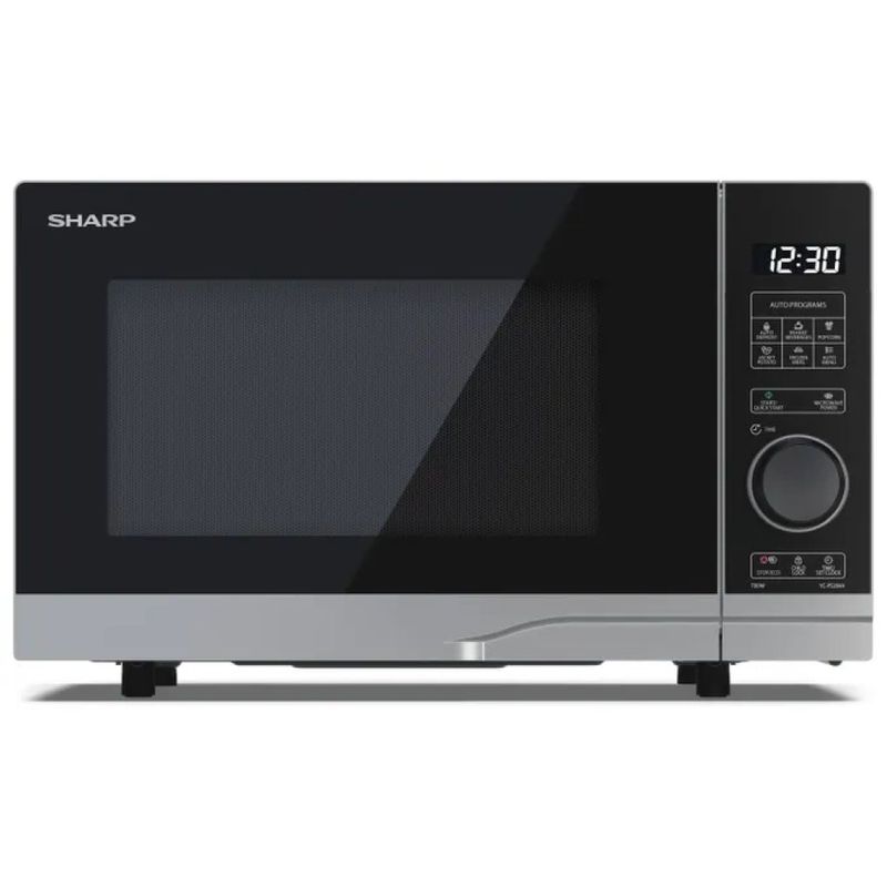 Sharp YCPS204AES Forno a Microonde 20 L 700 W Nero e Argento