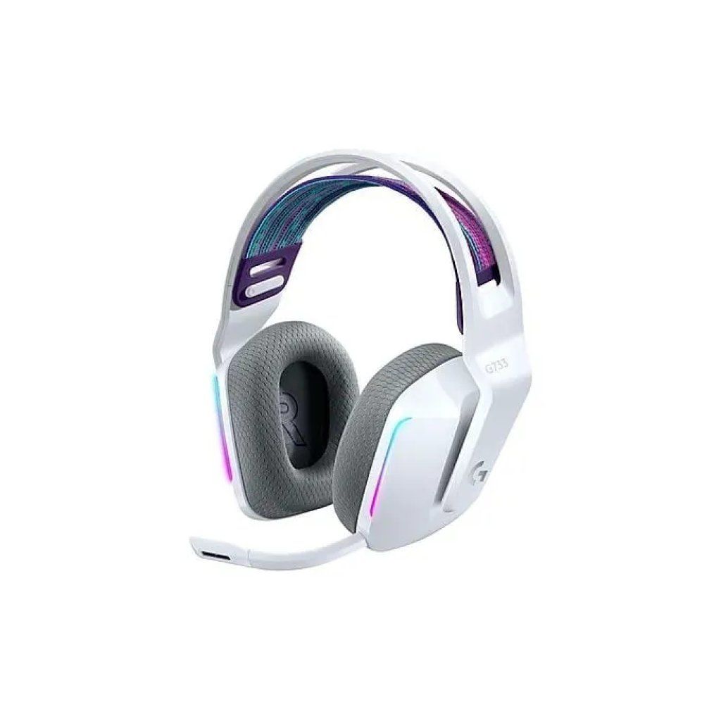 Logitech G733 LIGHTSPEED – Cuffie Gaming Wireless Bianche