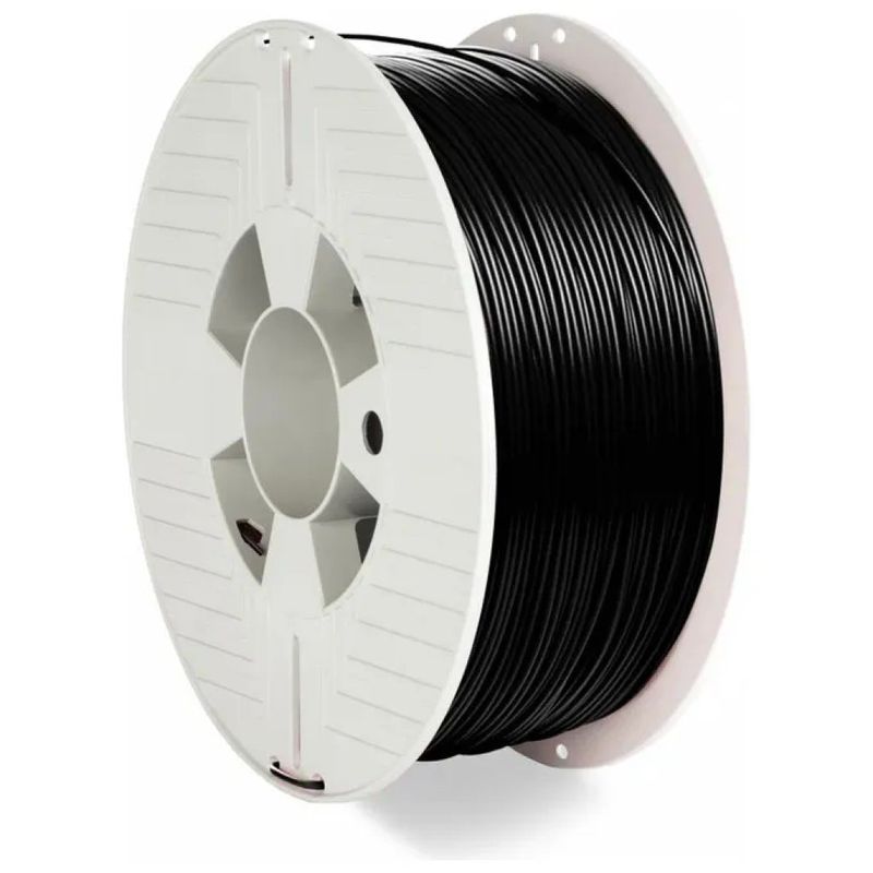 Verbatim Filamento PLA Nero per Stampante 3D, 1,75 mm, Bobina da 1 kg