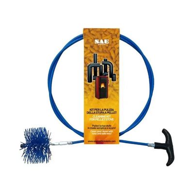 SPAZZOLIFICIO AIELLO Kit scovolo in nylon 8 cm per stufe a pellet SPAZZOLIFICIO AIELLO Kit scovolo in nylon 8 cm per stufe a pellet