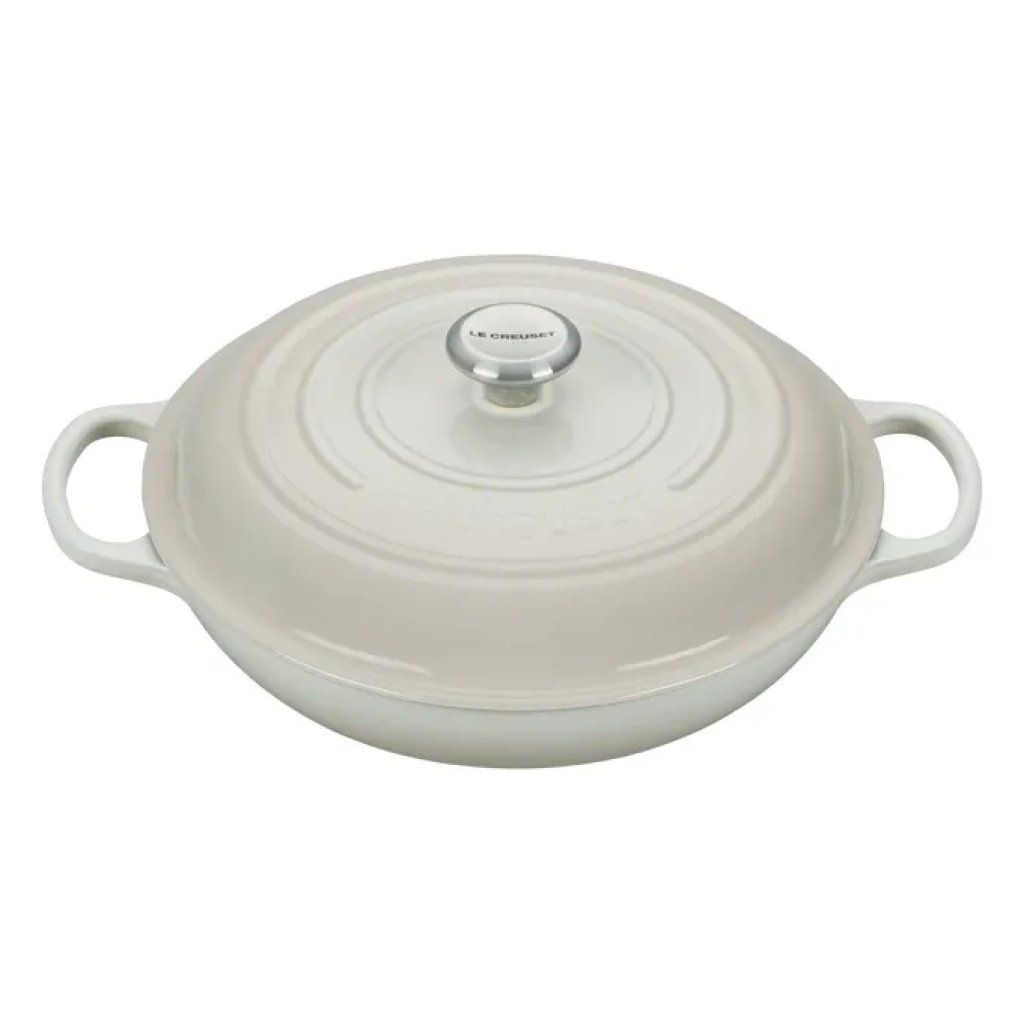 Le Creuset Evolution Tegame Basso Rotondo 30 cm, 3,5 L, Ghisa Vetrificata, Meringue Le Creuset Evolution Tegame Basso Rotondo 30 cm, 3,5 L, Ghisa Vetrificata, Meringue