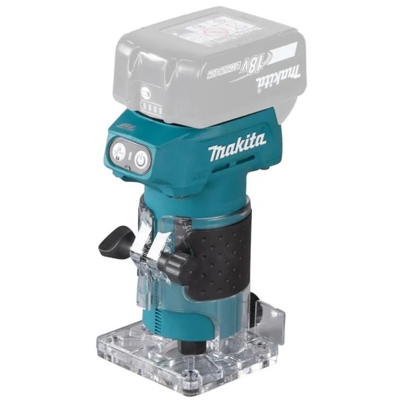 Makita DRT52Z Fresatrice verticale a batteria 18V Brushless Makita DRT52Z Fresatrice verticale a batteria 18V Brushless