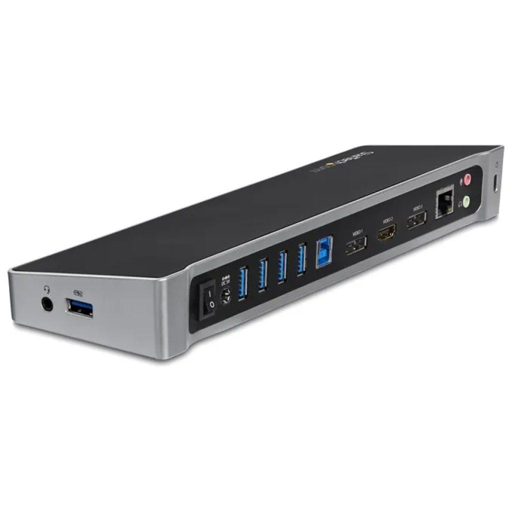 STARTECH.COM StarTech USB3DOCKH2DP Docking Station USB 3.0 per 3 Monitor